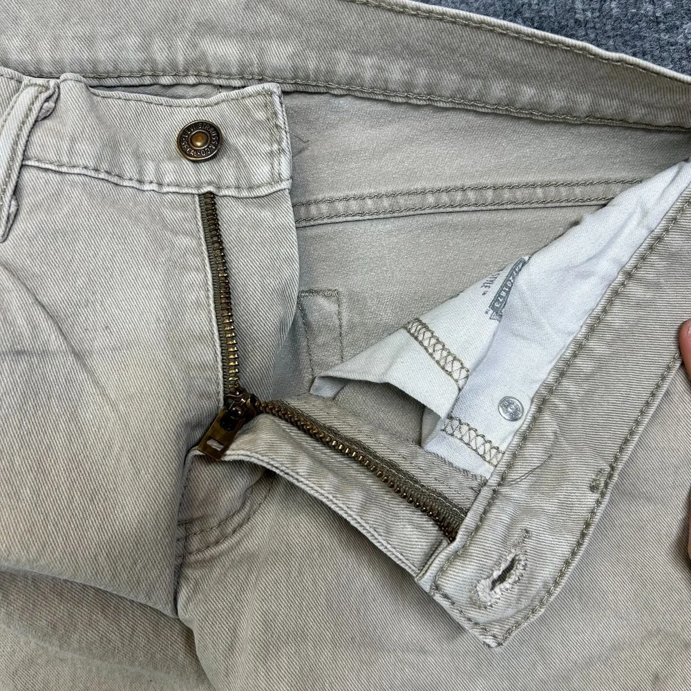 Levi's 511 Straight Jeans Men's Brown Denim Stretch Classic Zip‎ Fly - 31X29.5